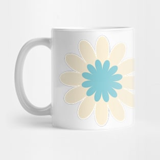 Daisies — Blue Mug